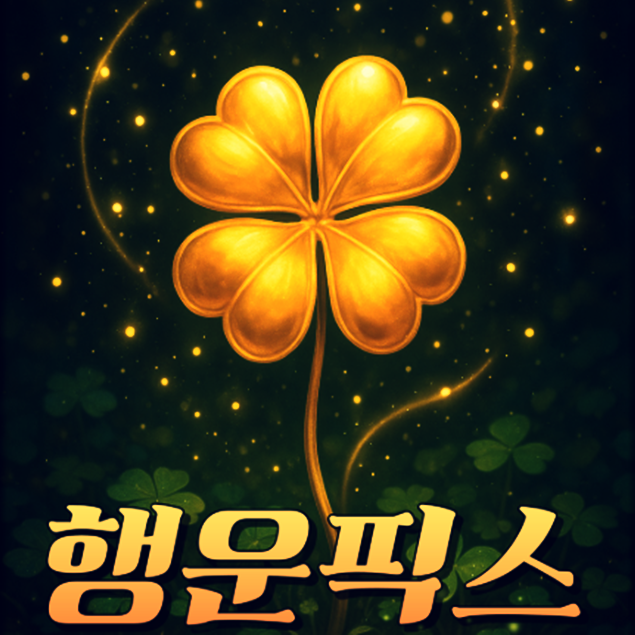 행운픽스 공식 메인 이미지 - 황금 클로버 스포츠분석 고배당픽